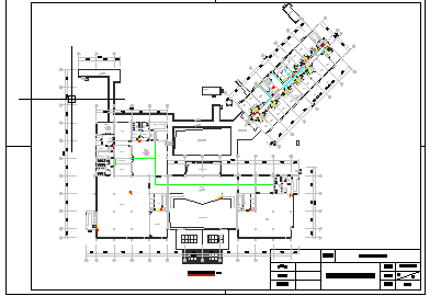 某带地下室宾馆（31310㎡）给排水设计cad全套施工图（含设计说明）-图二