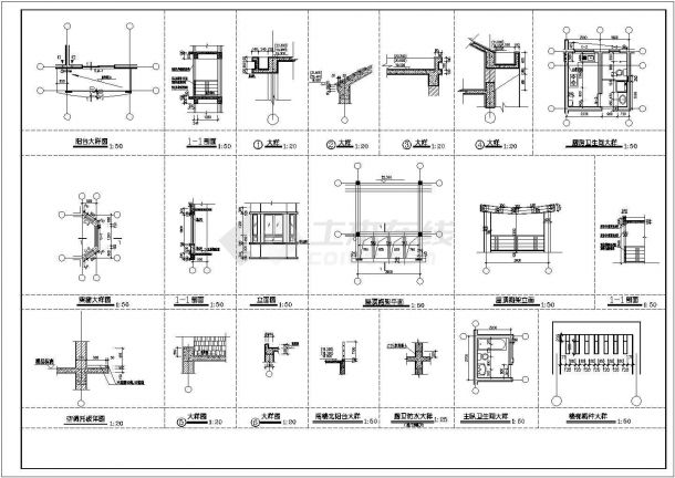 某小区高层住宅建筑工程设计施工全套详细方案CAD图纸（含设计说明）-图一