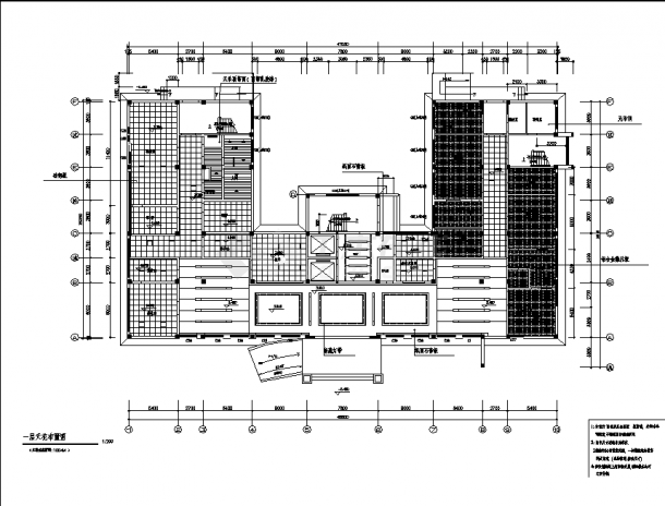 宿州二套人民医院综合楼建筑设计施工cad图纸（含说明）-图一