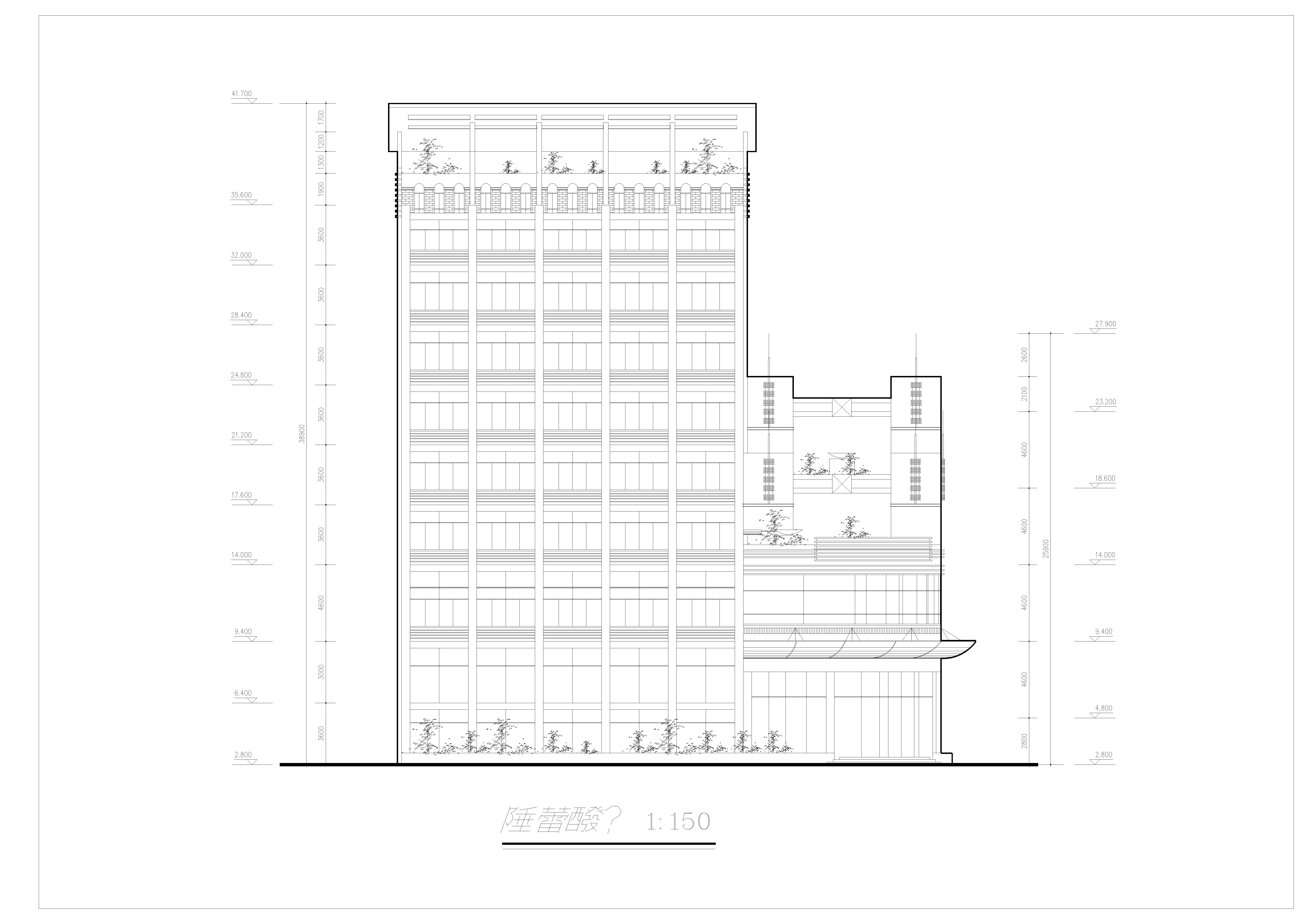 风云大酒店建筑施工图风云大酒店建筑施工图