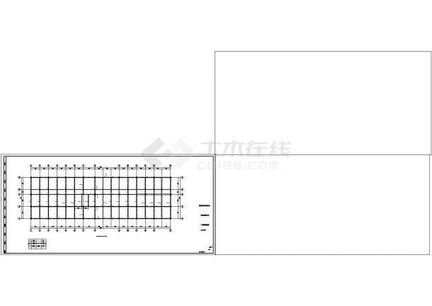 框架办公车库综合楼结构设计CAD施工图-图一
