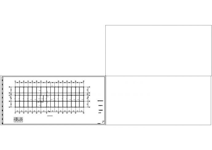框架办公车库综合楼结构设计CAD施工图_图1