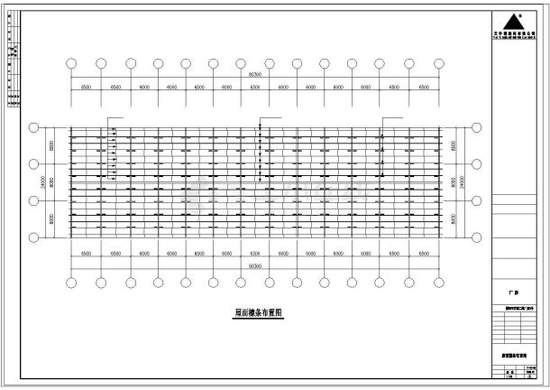 厂房设计_漯河市东城经济区规划二期标准化厂房2号地结构cad施工图-图一