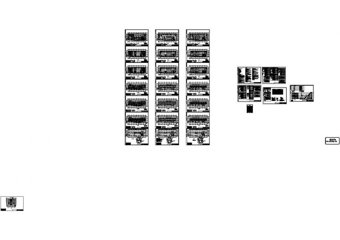 [内蒙古]商业建筑群全套电气施工图纸，93张（含四栋商业、办公楼）_图1