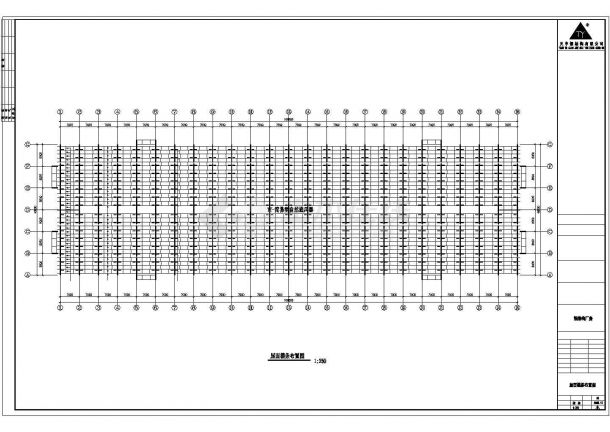 厂房设计_某公司48钢结构厂房工程CAD施工图纸-图二