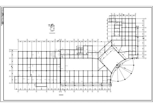 某酒店结构设计CAD全套施工图-图一
