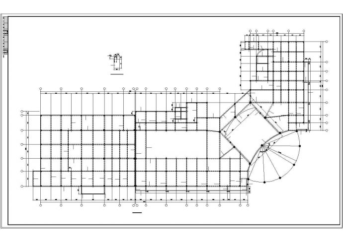 某酒店结构设计CAD全套施工图_图1