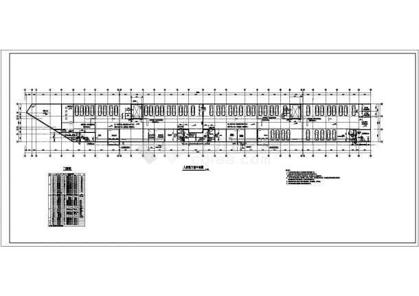 贵阳市某小区框架结构商住楼建筑工程设计CAD图（含建筑设计说明）-图一
