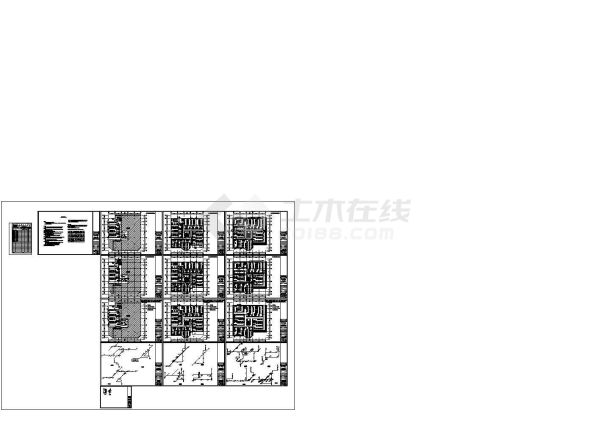 上海中小型公园给排水设计施工图（cad，14张图纸）-图二