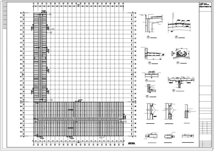厂房设计_某木业公司钢结构厂房CAD设计施工图_图1