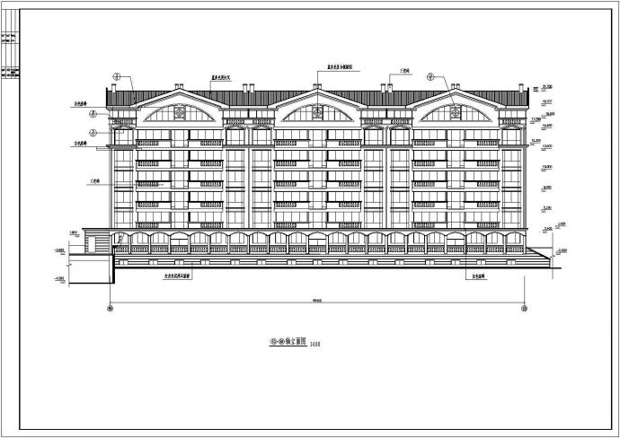 某花园式高级住宅区建筑设计施工全套方案CAD图纸_图1