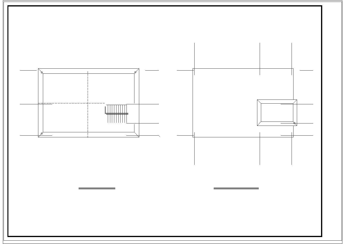 新农村两层别墅结构设计施工图