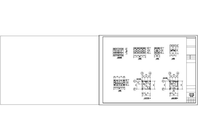 新农村两层别墅建筑设计cad施工图纸_图1