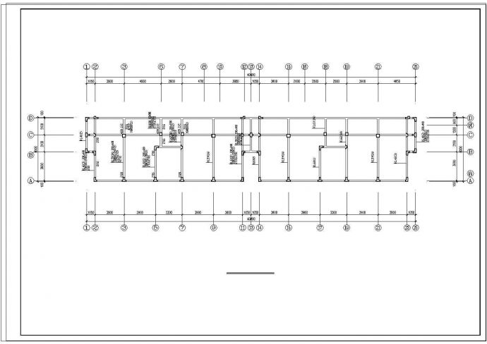 某异型柱结构住宅设计CAD施工图_图1
