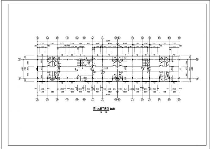 某多层宾馆建筑施工图（cad，17张图纸）_图1