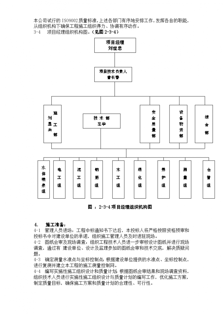 中气南方 4S店绿化景观装饰施组设计-图二