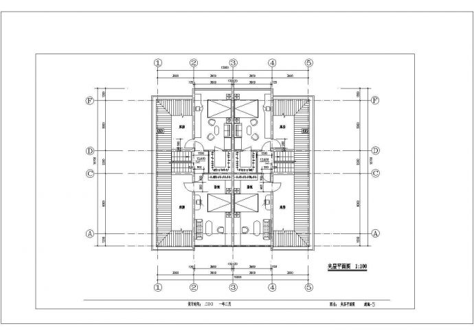 某5层私宅建筑详细设计cad施工图_图1
