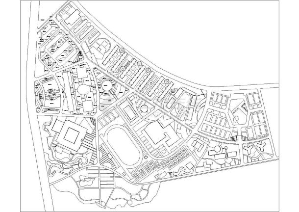 某学校的规划简图（cad，1张图纸）-图二