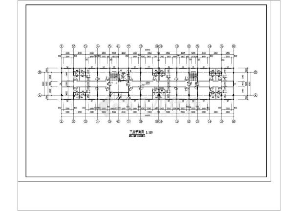 某五层宾馆建筑详细设计cad施工图-图二