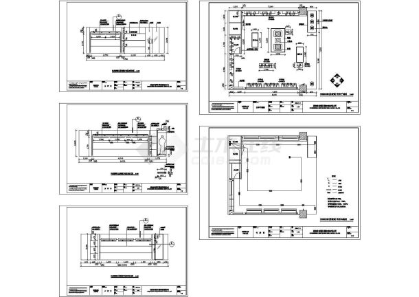 某店面工装设计cad施工图-图一