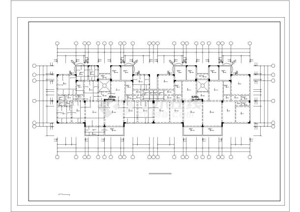 多层住宅结构图纸CAD 图-图二