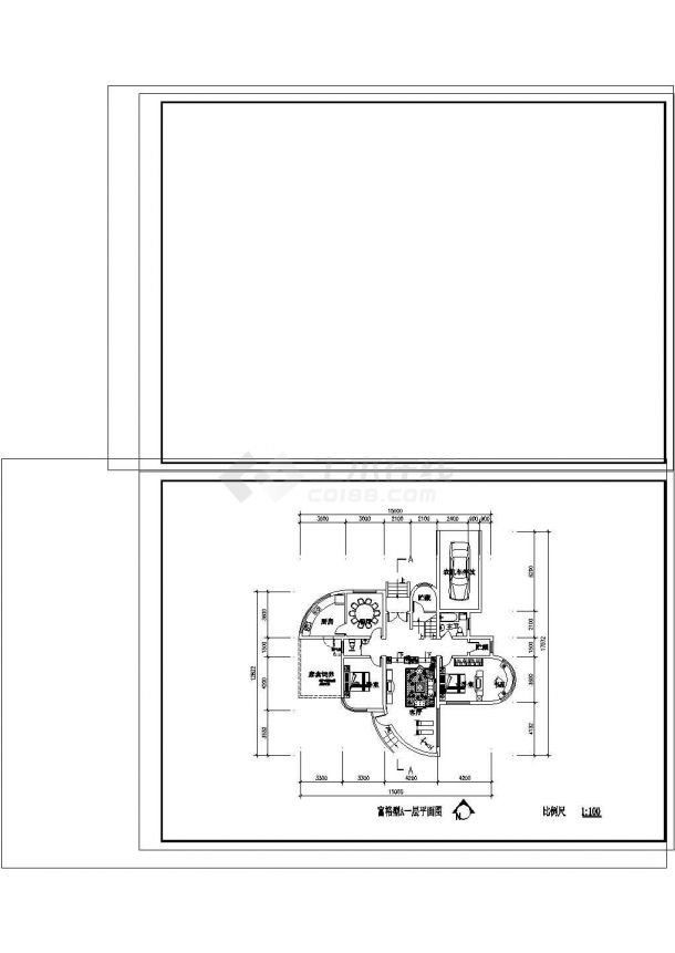 A占地139平211平米 B占地153平225平米村镇康居住宅CAD图纸设计图-图二
