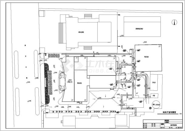某宾馆综合楼给排水空调系统设计cad施工图（含设计施工说明）-图二