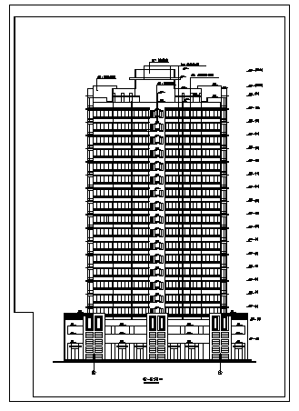 最新整理两套高层公寓建筑全套施工图合集资料-图二
