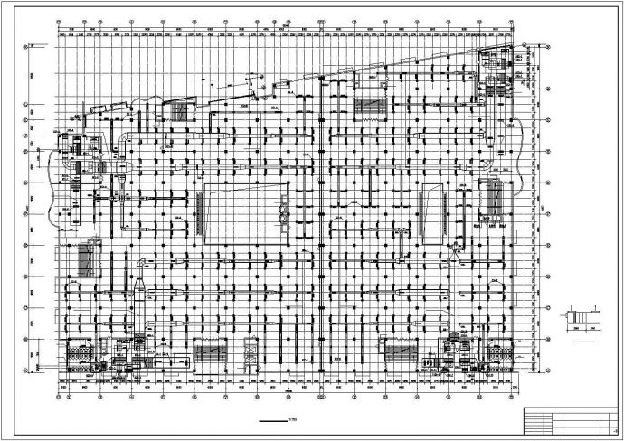 建材商场空调全套暖通设计施工图_图1