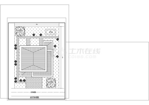 3层小康农村别墅建筑设计图-图一