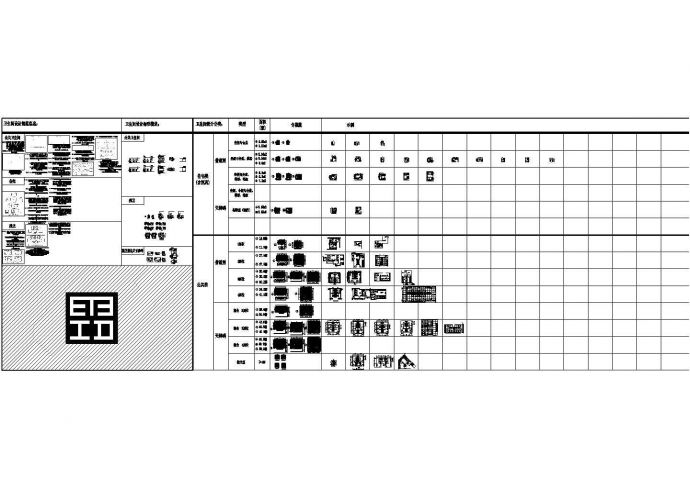 经典建筑卫生间设计cad标准图集（含设计说明，种类齐全）_图1