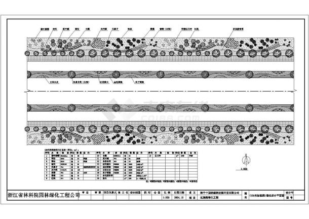 某道路景观设计参考CAD图-图二