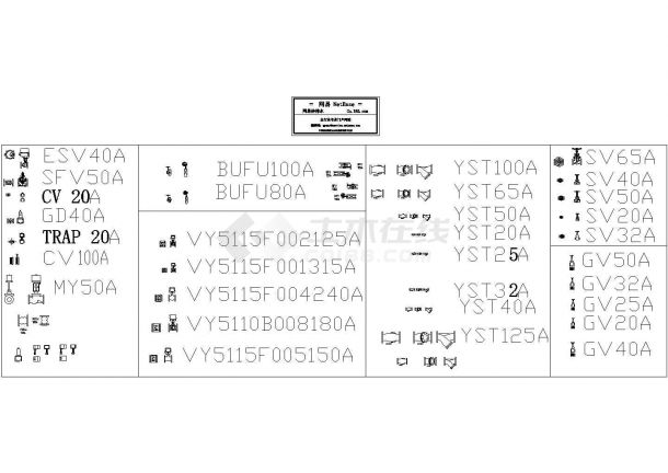 经典各种阀门设计cad外型图（标注详细，种类齐全）-图二