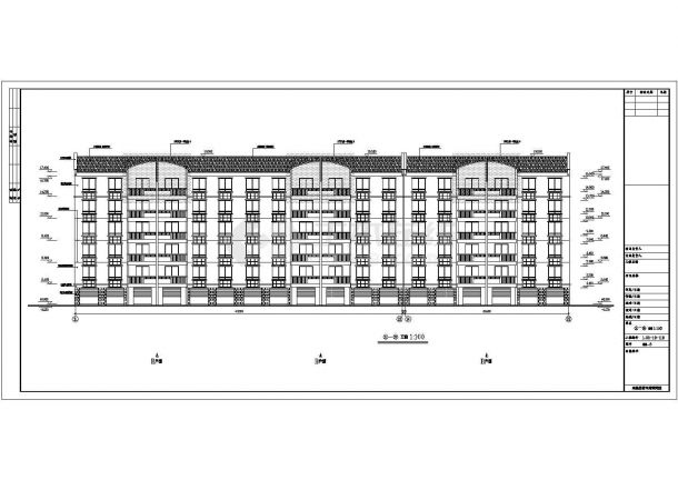 某现代小区住宅建筑设计施工全套方案CAD图纸-图二