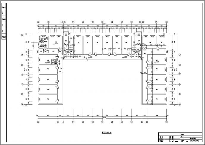 西安市某建筑公司四层框架办公楼全套电气设计CAD图纸_图1