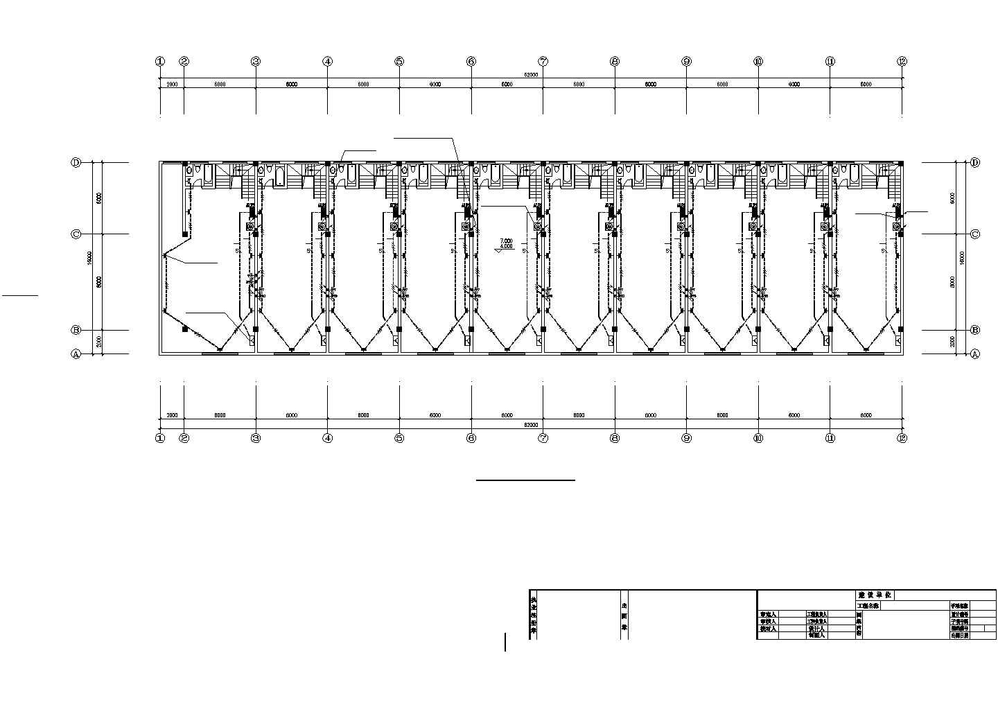 某中型3层框架结构商业综合楼全套电气设计CAD图纸