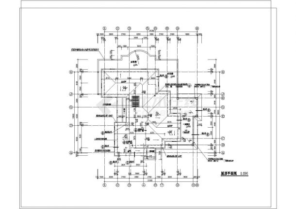 385.19平米二层山庄别墅工程量计算书及清单计价（含建筑结构图）cad 图纸-图二