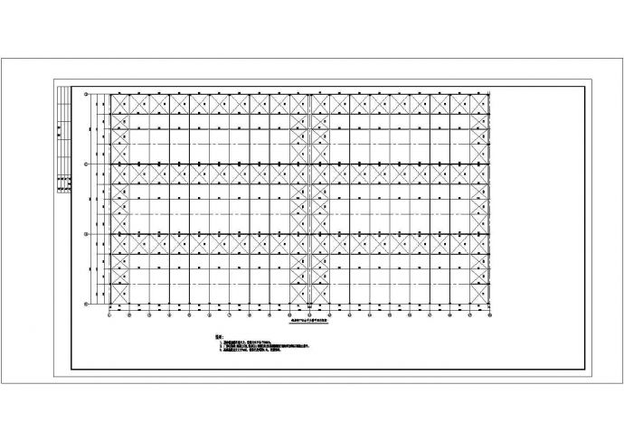 114x63m单层钢结构厂房设计cad图，共17张_图1