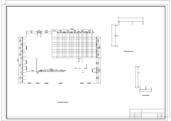 土木工程毕业设计_办公楼设计_3413.34平米六层框架综合办公楼毕业设计（结构计算书、工程量计算表、预算书、CAD图纸11张）cad 图纸_图1