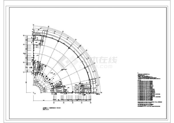 办公楼设计_3804.3平米三层框架办公楼工程预算书（含全套CAD图、土建、安装、水电预算书）cad图纸-图一