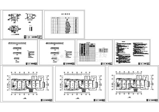 [河南]多层商场空调制冷系统设计CAD施工图（TZK台佳组合式机组）-图一