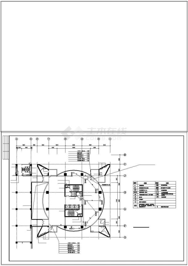 某大空间灭火控制系统设计cad图纸-图二