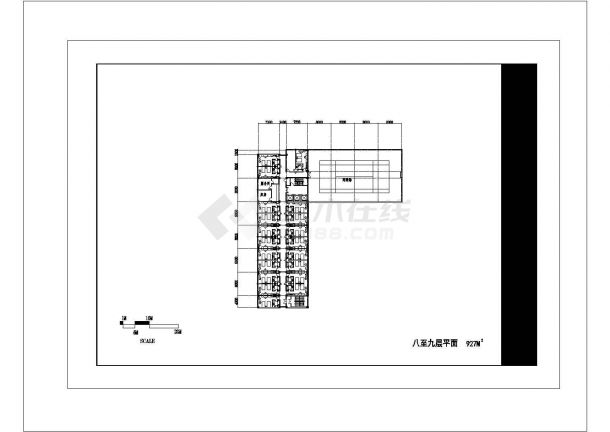 -1+14层21285平米某新世纪大酒店建筑方案草图【CAD平面和三维线形图 JPG效果图】-图二