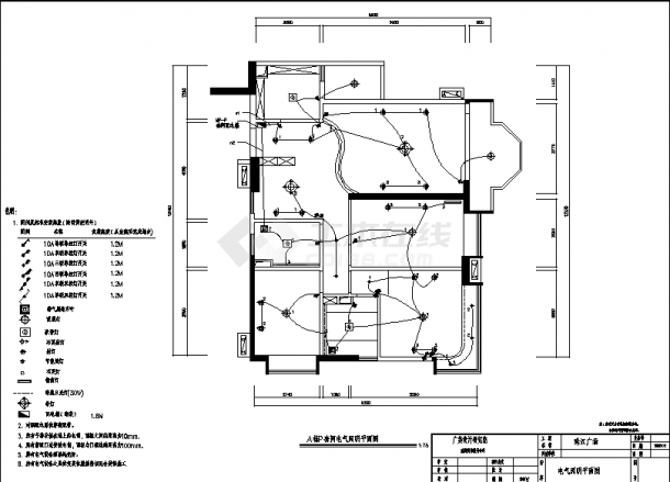 三套多层独立小型别墅建筑设计施工cad图纸-图一