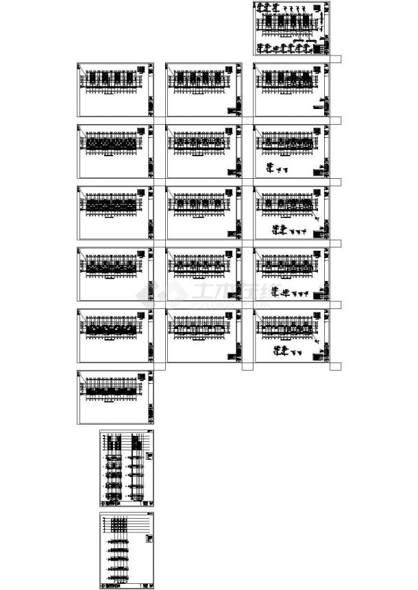某五层四拼别墅PC深化设计施工图（装配式剪力墙，2017）（绘图细致）-图二