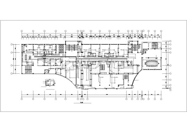沈阳市某商业街五层框架结构商务酒店全套电气设计CAD图纸-图二