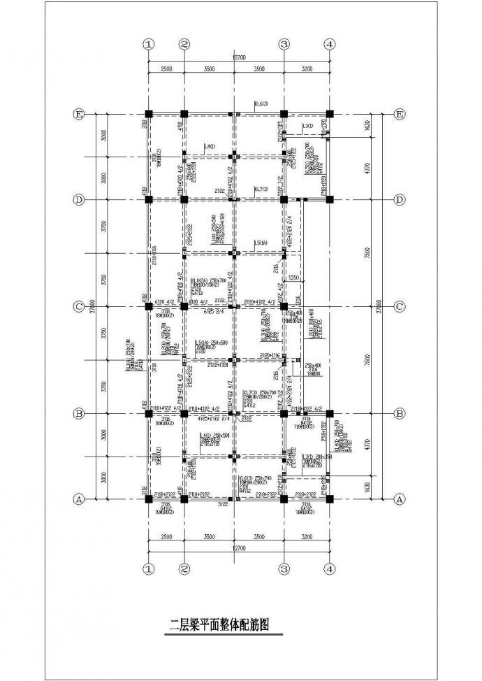 某配电室结构设计cad施工图_图1