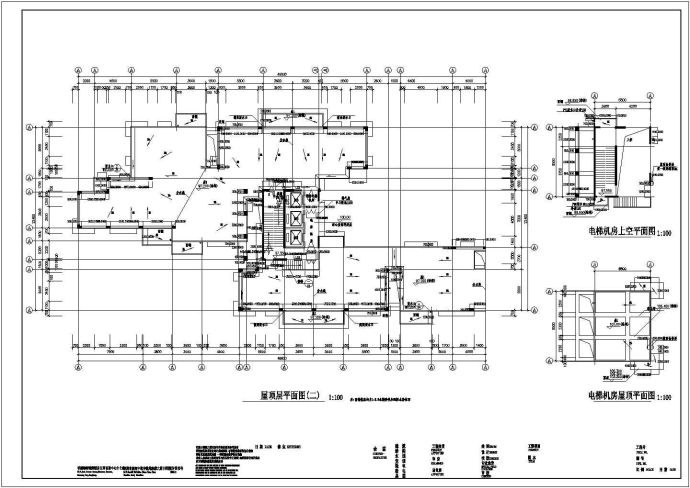 某明星小区住宅楼建筑设计施工全套方案CAD图纸（含材料表）_图1