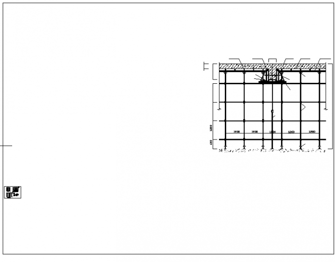 某现浇钢筋混凝土框架结构多层工业厂房课程设计全套cad图_图1