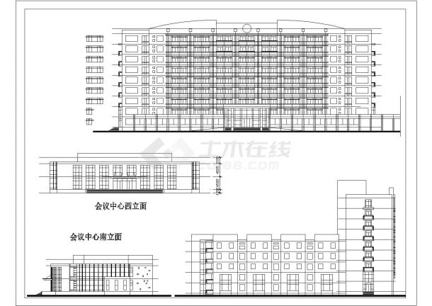 【云和县】17920平方米住宅楼建筑cad图，含效果图-图二